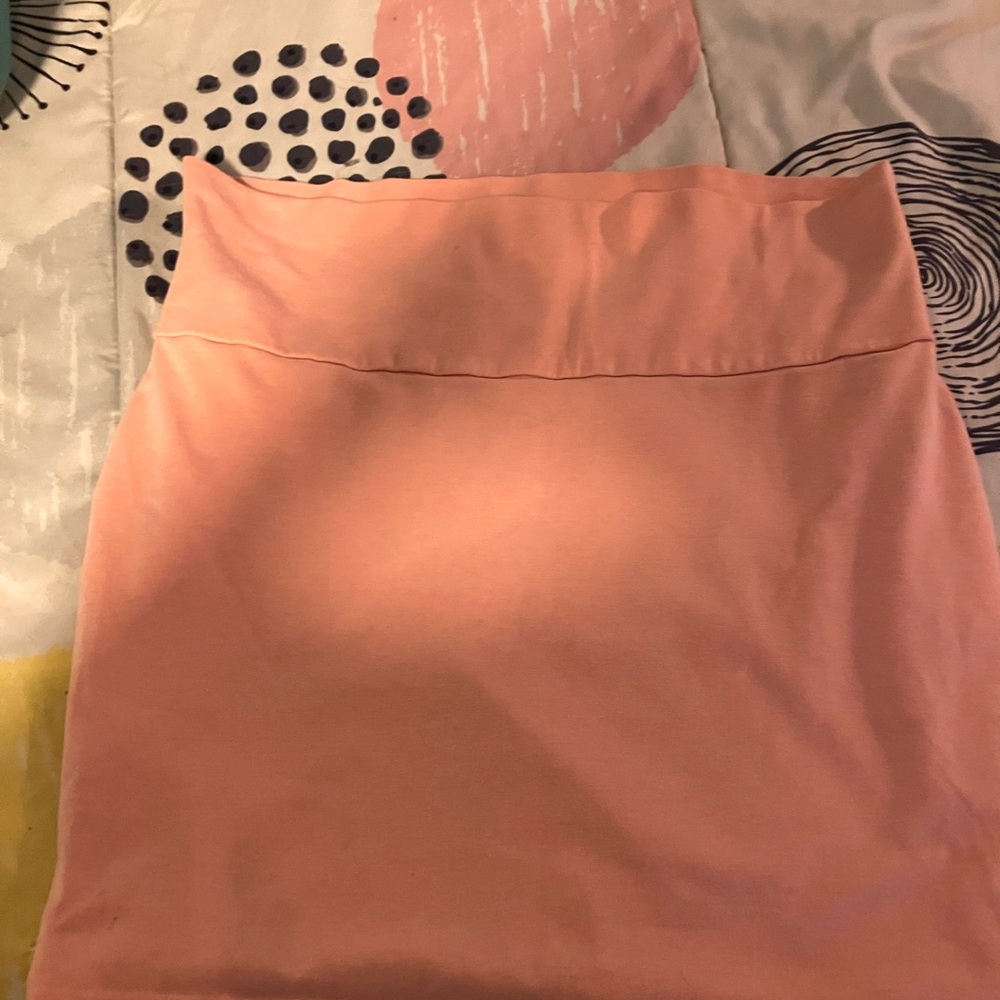 Charlotte russe peachy pink mini skirt